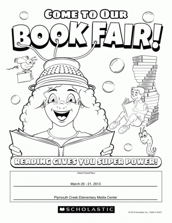 Scholastic Book Fair Coloring Pages - High Quality Coloring Pages