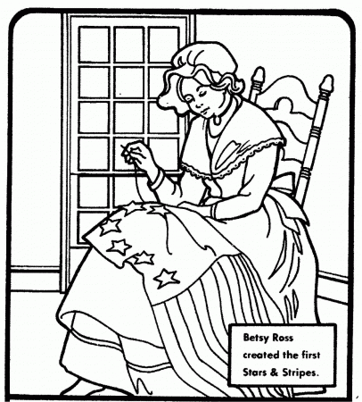 BETSY ROSS COLORING PAGES Â« ONLINE COLORING