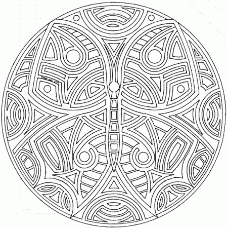 free geometric coloring pages for adults - Printable Kids ...