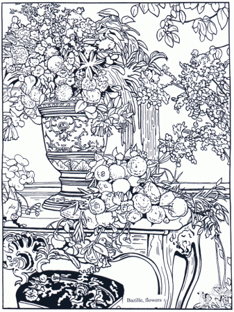 Classical Art Coloring Pages - Coloring Pages For All Ages