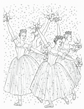 Nutcracker Coloring Page | Coloring Pages for Young Dancers ...