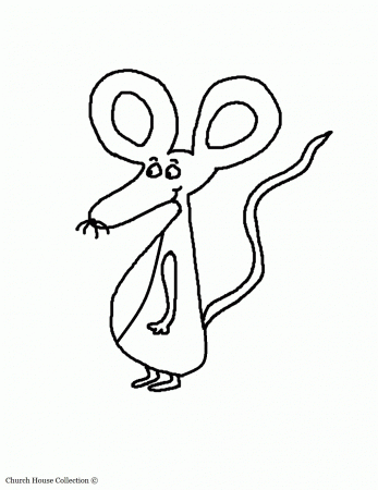 Mouse Coloring Pages - Coloring Page