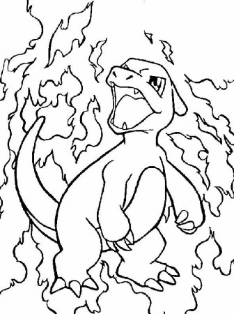 An Angry Dinasaurus Pokemon Coloring Pages | Pokemon ...