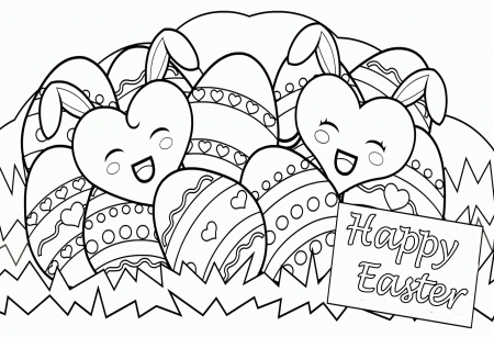 19 Free Pictures for: Happy Easter Coloring Pages. Temoon.us
