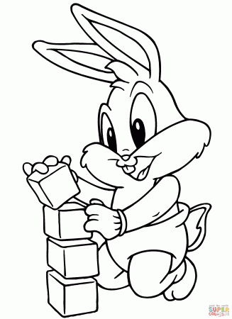 bugs bunny coloring page looney tunes spot coloring pages. bugs ...