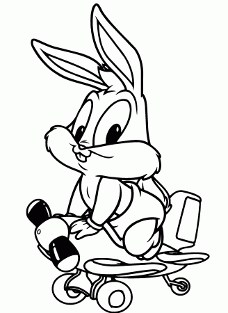 Baby Looney Tunes Coloring Pages Free | Cartoon Coloring pages of ...