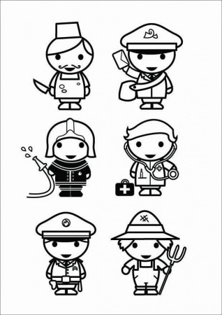 Coloring page professions - img 26417.