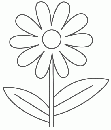 Flowers Coloring Sheets Free Printable Flowers Coloring Pages ...