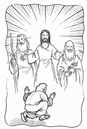 Transfiguration | Transfiguration Of Jesus, Coloring ...
