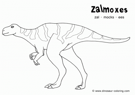 Long Neck Dinosaur Coloring