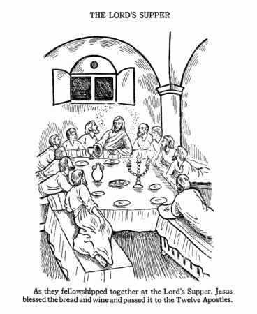 The Apostles Coloring Pages - The 12 apostles at the Last ...
