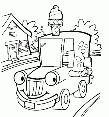 Coloring Pages For Ice Cream