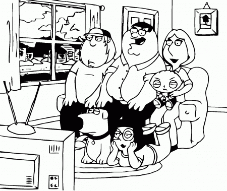 Family Guy Coloring Pages - Widetheme