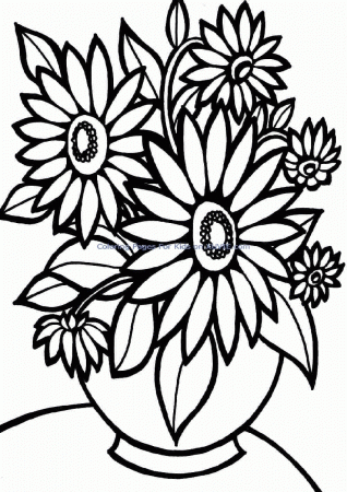 Free Printable Coloring Pages Of Flowers For Adults | Best ...