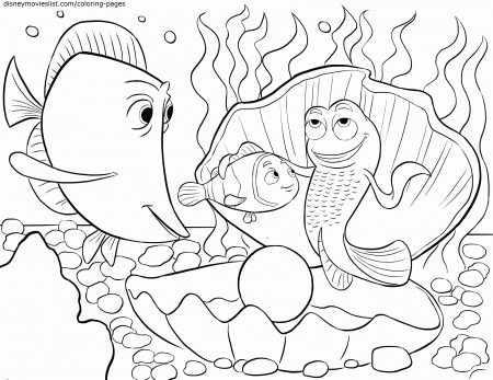 Finding Nemo Coloring Pages Pdf Finding Nemo Coloring Pages ...