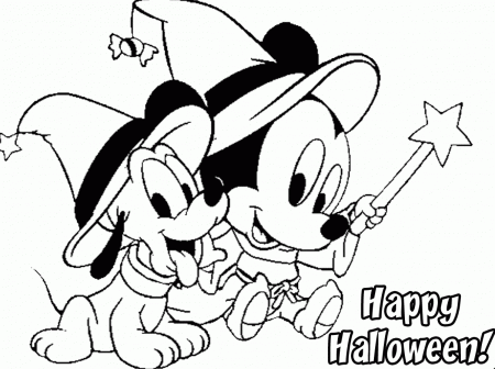 Cute Kids Halloween Coloring Pages | Coloring Online