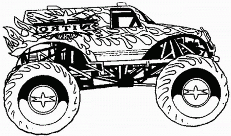 Manual Free Printable Monster Truck Coloring Pages For Kids ...