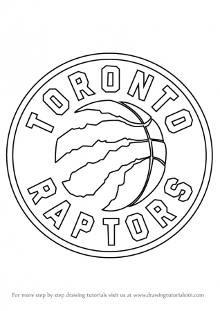 Learn How to Draw Toronto Raptors Logo (NBA) Step by Step : Drawing  Tutorials