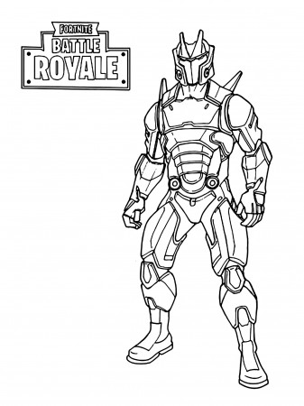 Fortnite Battle Royale : Omega - Fortnite Battle Royale Kids Coloring Pages