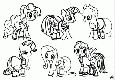 Pony Cartoon My Little Pony Coloring Page 144 | Wecoloringpage