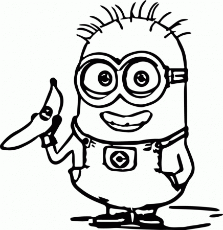 Coloring Pages: Minions Banana Coloring Pages Designs Canvas ...