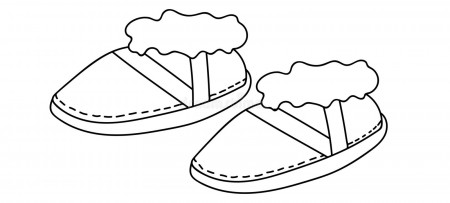 UGGs coloring page