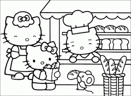35 Free Hello Kitty Coloring Pages Printable