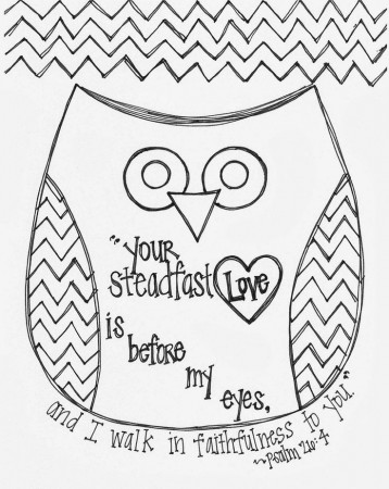 Christian Quotes Coloring Page - Coloring Pages For All Ages