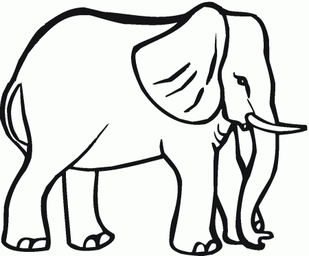 Animal ~ Printable Elephant Coloring Pages ~ Coloring Tone