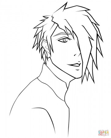 Anime Boys coloring pages | Free Coloring Pages
