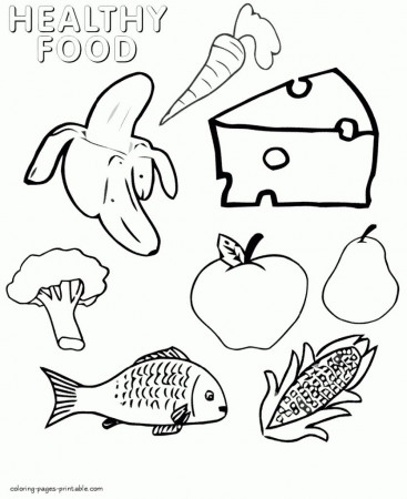 Food Coloring Pages – coloring.rocks!coloring.rocks