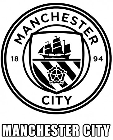 Manchester City football club logo - Topcoloringpages.net