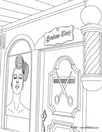 Online coloring pages Coloring page Barber shop hairstyles, Download print coloring  page.