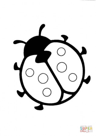 Ladybird coloring page | Free Printable Coloring Pages