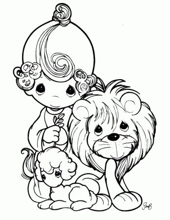 Precious Moments Animal Coloring Pages | Coloring Pages Kids ...