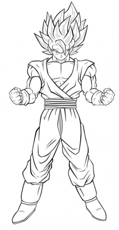 Dragon Ball Super Coloring Pages Goku | Coloring Pages for ...
