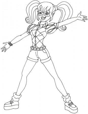 DC Superhero Girls Coloring Pages - Best Coloring Pages For Kids
