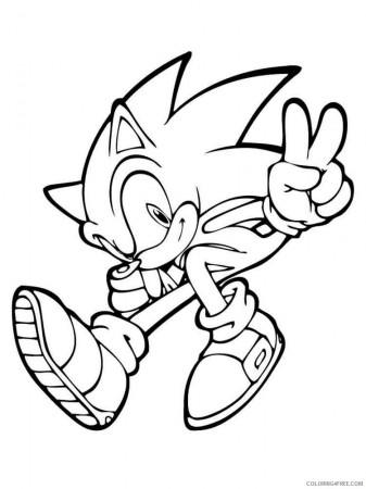 sonic boom coloring pages to print Coloring4free - Coloring4Free.com