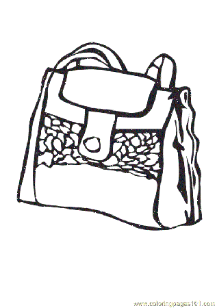 Purse Coloring Page - Free Shopping Coloring Pages ...