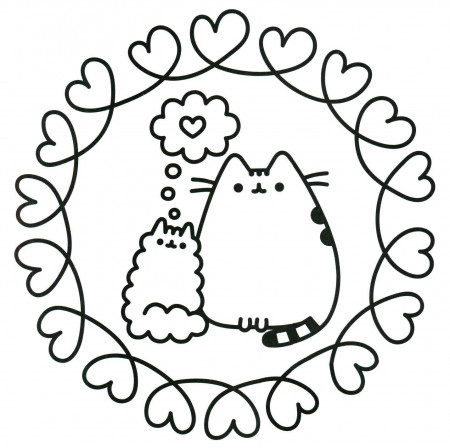 Pusheen Cat Coloring Sheets Picture Inspirationsle And Stormy Pages Free  Pictures – Slavyanka