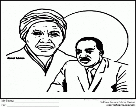 Martin Luther King Jr Coloring Pages Printable Free Mlk Coloring ...