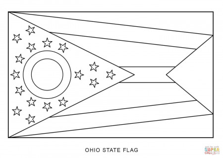 Flag of Ohio coloring page | Free Printable Coloring Pages