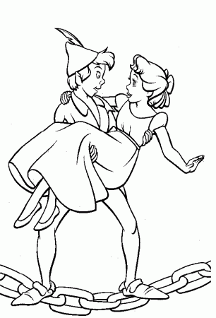 Kids Under 7: Peter Pan Coloring Pages