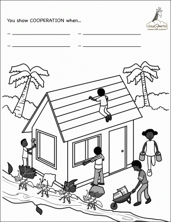 Citizenship Coloring Page - Coloring Pages For All Ages