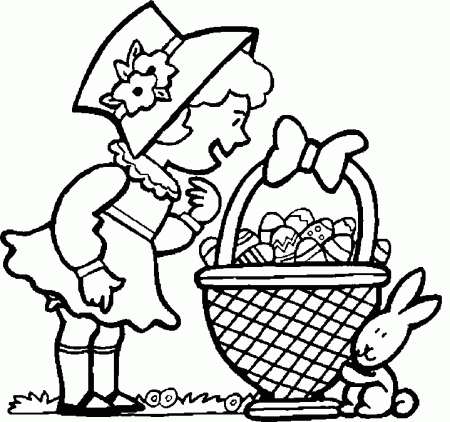 Easter Coloring Pages - Free Printable Easter Cards » Arts and 