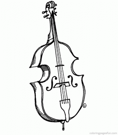 Musical Instruments | Free Printable Coloring Pages 