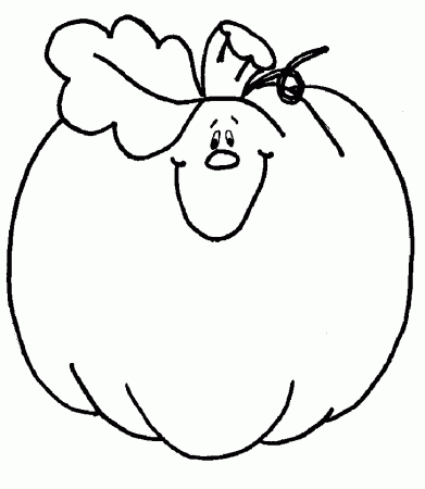 Thanksgiving Pumpkin Coloring Pages Printables - Picture 1 
