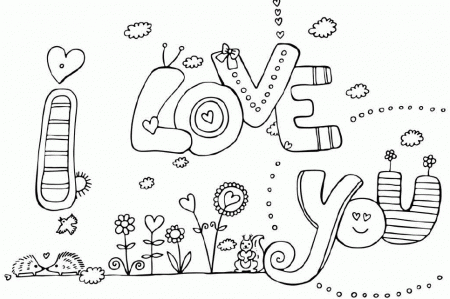 Download Valentine Coloring Pages I Love You Or Print Valentine 