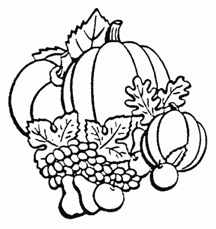 Fruits To Color | Free Coloring Pages