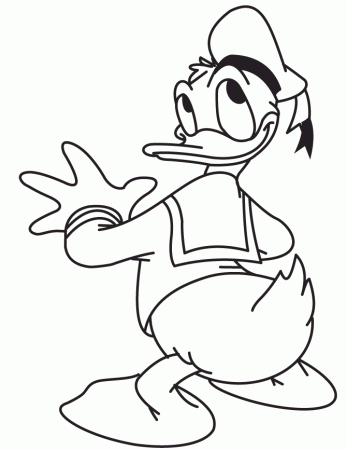 Free Printable Donald Duck Coloring Pages | HM Coloring Pages
